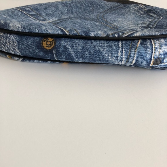 $675 Christian Dior Denim Trompe L’oeil Saddle Bag - Picture 3 of 5